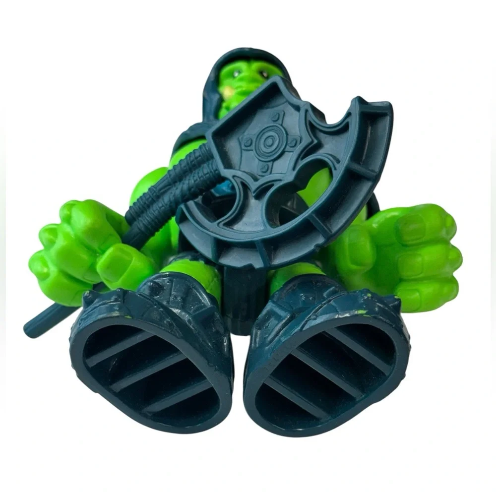Fisher Price Imaginext Castle Green Ogre Troll Figure Toy ORC Figure Axe Weapon